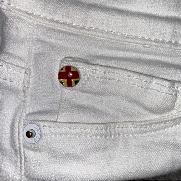 Hudson Jeans Women's White Nico Super Skinny Mid Rise Denim Pants Size 25 - Picture 10 of 10